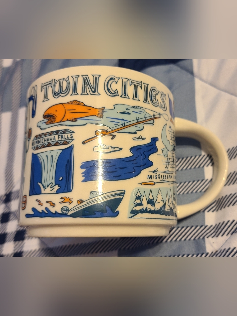 Starbucks Mug Been There Series Twin Cities 3.5”